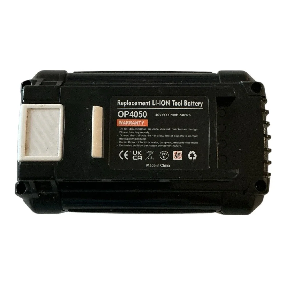 Replacement‎ OP4050 40V 6.0Ah Lithium-Ion Battery for RY40200/OP4050